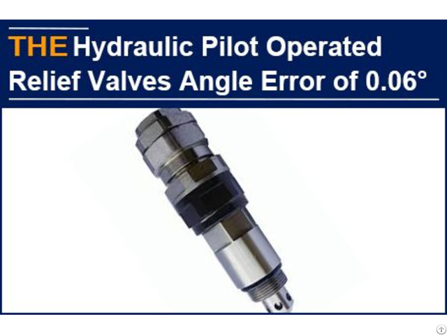 Hydraulic Pilot Operated Relief Valves Angle Error Of 0 06°