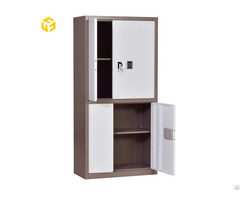 Furnitopper Double Compartment High Security Lockable File Cabinet