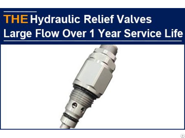 Hydraulic Relief Valves With Large Flow Over 1 Year Life