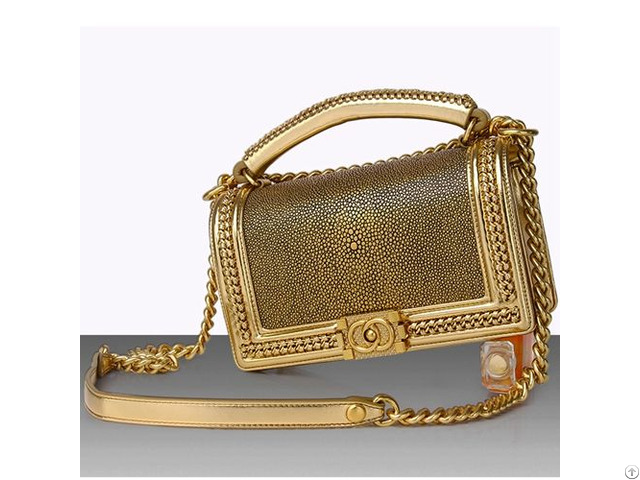 Women S Pearl Fish Chain Bag