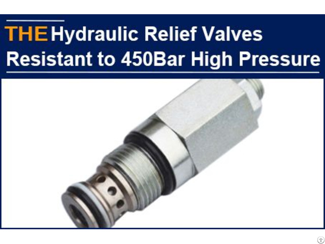 Hydraulic Relief Valves Resistant To 450bar High Pressure