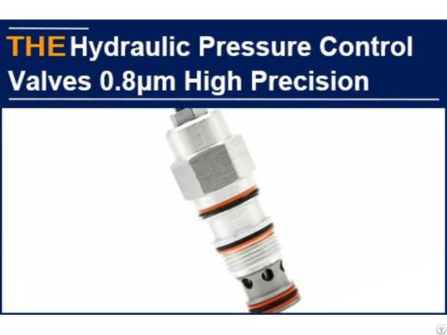 Hydraulic Pressure Control Valves 0 8μm High Precision