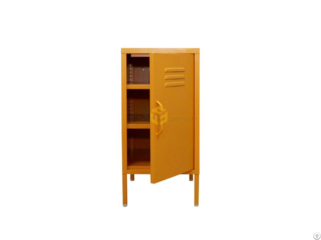 Small Portable Storage Mini Locker With Standing Legs Modern Nordic Style