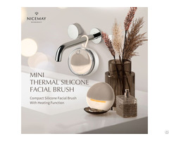 Portable And Compact Face Brush With Heating Function