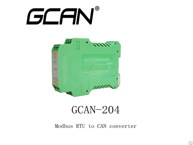 Gcan 204 Modbus Rtu To Can Converter Compliant With Iso Dis 11898