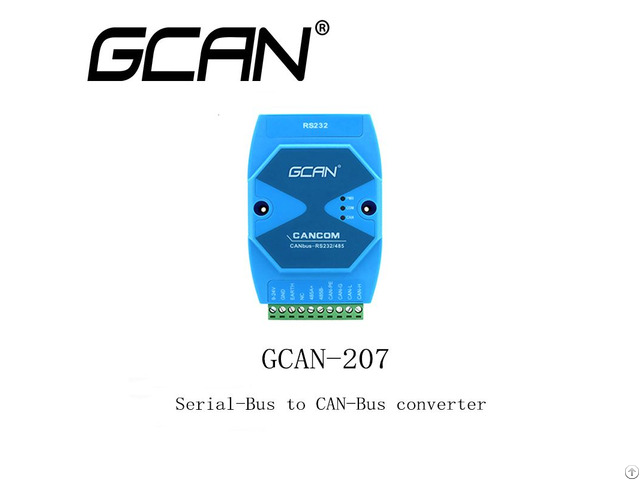 Gcan 207 Rs232 485 To Can Converter For Bidirectional Communication