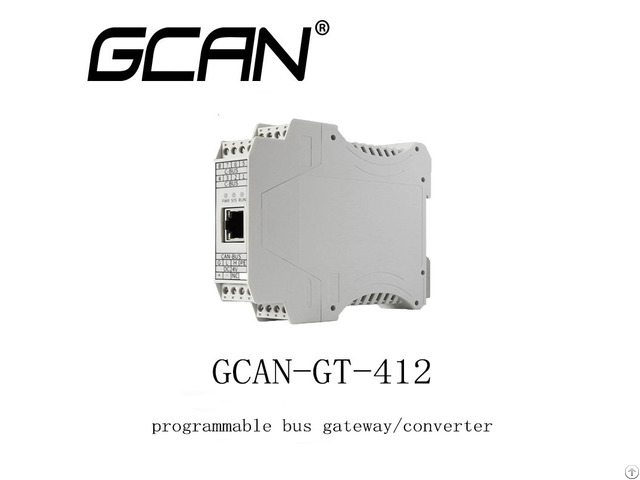 Gcan Gt 412 Gateway Converter Can Be Installed On Din Rail With Openpcs Software