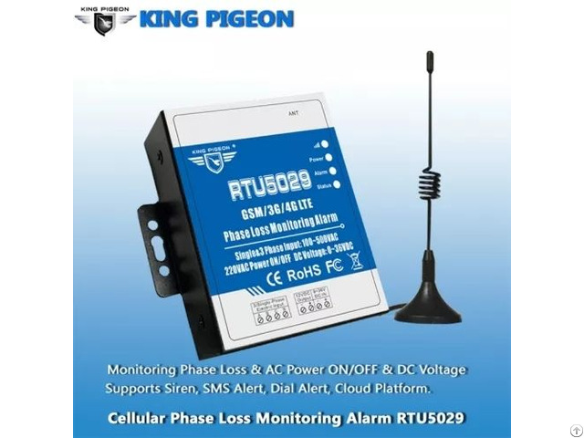 Remote Three Phase Power Failure Monitoring Alarm