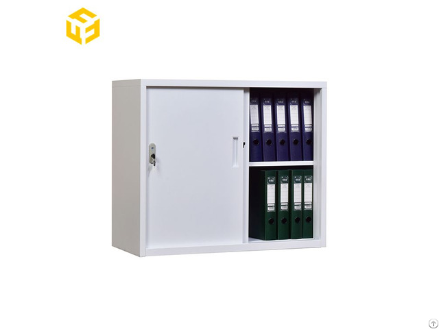 Steel Mini Storage Sliding Door Cabinet Small Metal Locker