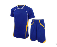 Custom Football Jersey Uniform For Clubs Short Sleeve Sublimation Polyester Team Soccer Wear