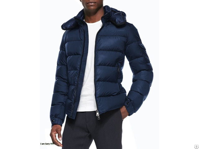 High Quality Black Blue Bubble Puffer Coat Winter Down Jacket