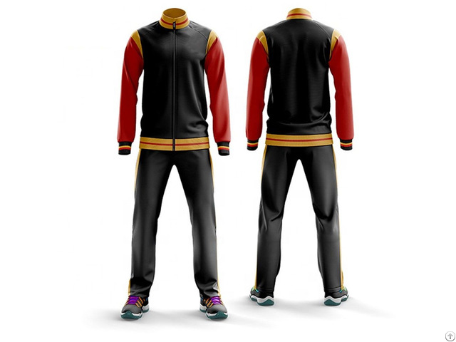 Custom Logo Track Suit Men Sports Fitted Tracksuit