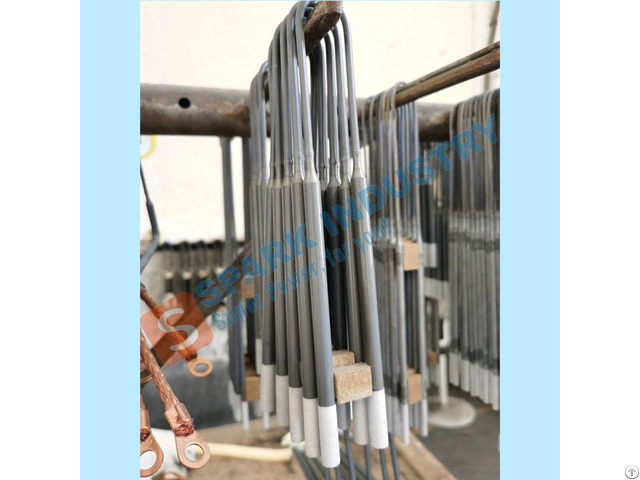 W Ed Type Silicon Carbide Heater High Temperature Heating Elements