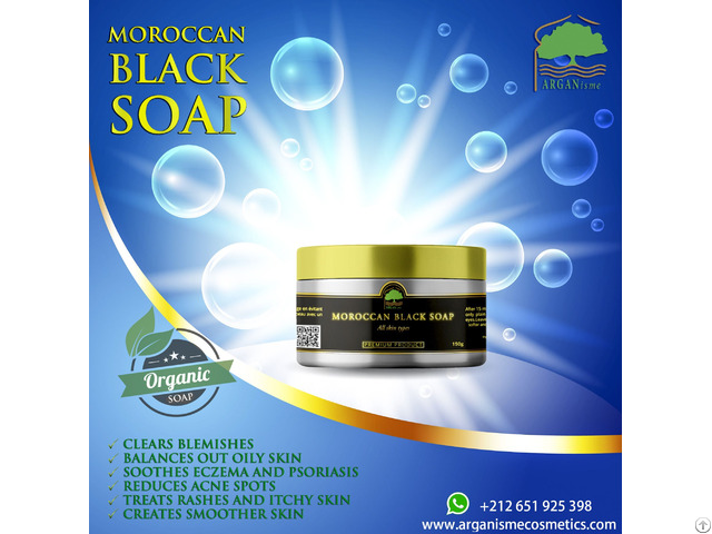 Moroccan Black Soap Of Arganisme