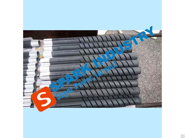 High Temperature Electric Heating Element Double Thread Silicon Carbide Heater