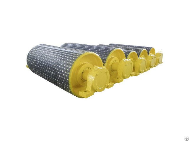 Cema Carbon Steel Belt Conveyor Plain Drive Pulley For Civil Engineering