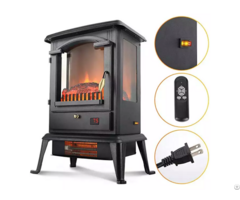 Electric Fireplace Heater With Remote Control