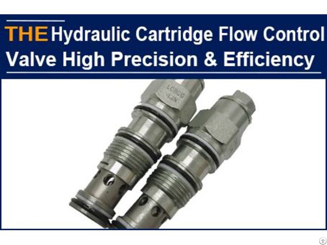 Hydraulic Cartridge Flow Control Valve High Precision And Efficiency