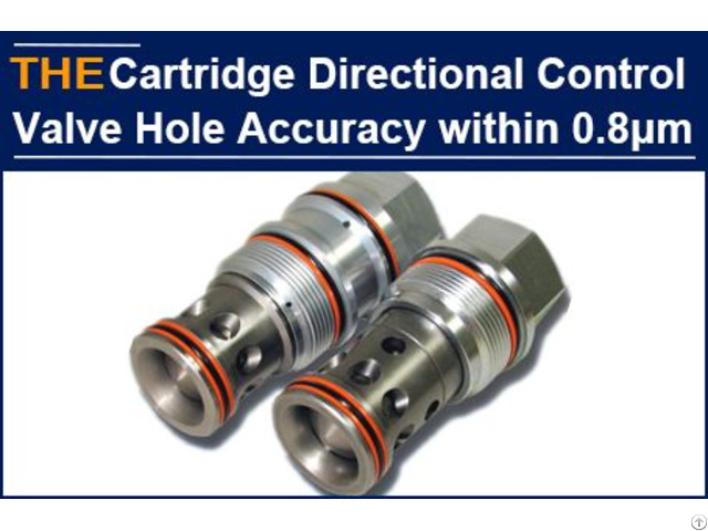 Hydraulic Cartridge Directional Control Valve Hole Accuracy Within 0 8μm