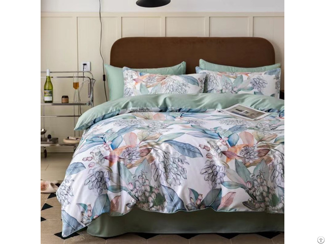 Quality Cotton Sateen Print Quilt Cover Set