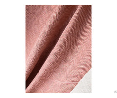 Cotton And Linen Grainy Polyester Japanese Simple Curtain Fabric