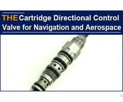 Hydraulic Cartridge Directional Control Valve For Navigation And Aerospace