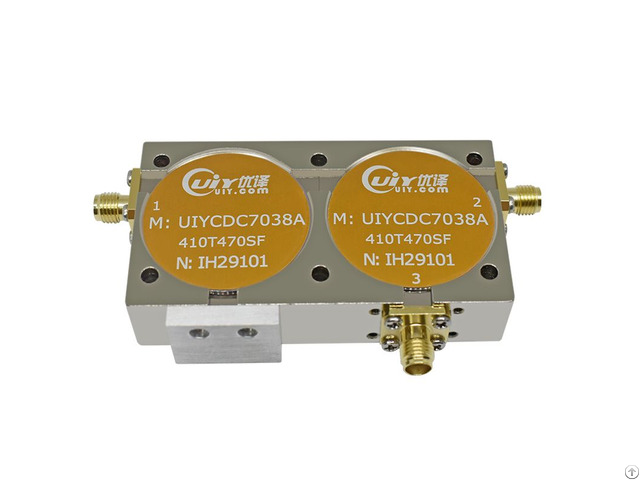 Uhf Band 410 470mhz Rf Dual Junction Coaxial Circulator For Radio Communication