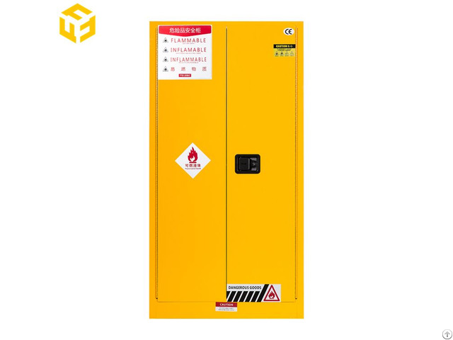 Furnitopper 60 Gal Metal Cabinet For Safe Storage Of Flammable Liquids