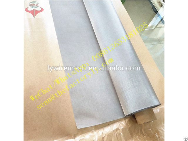 Twill Weave 316 316l Stainless Steel Wire Screen 300 400 500 600 635 Mesh