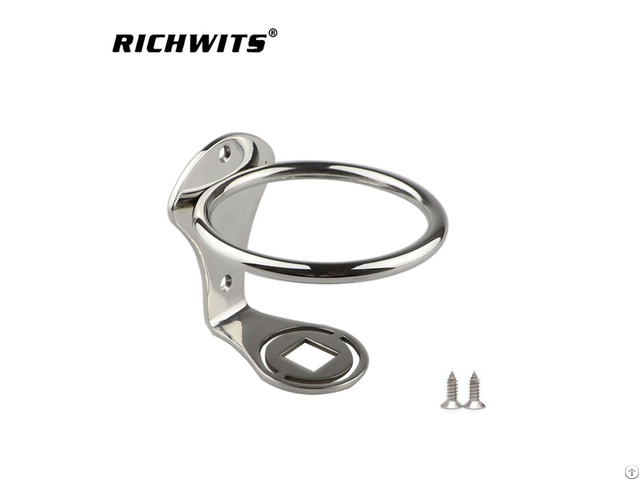 New Design Stainless Steel 316 Mirror Polished Cup Holder For Boat