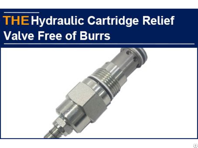 Hydraulic Cartridge Relief Valve Free Of Burrs