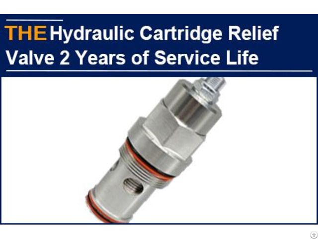 Hydraulic Cartridge Relief Valve 2 Years Of Service Life