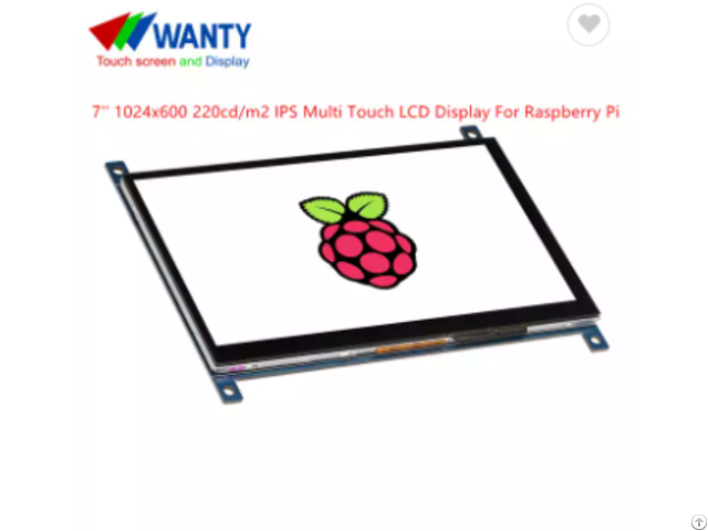 Seven Inch Usb Raspberry Pi 3 4 Capacitive Panel 1024 600 Tft Ips Lcd Module Touch Screen Display