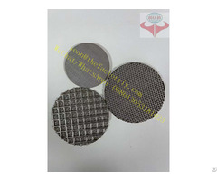 Stainless Steel Sintered Wire Mesh 100 Microns Filter Disc