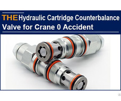 Hydraulic Cartridge Counterbalance Valve For Crane