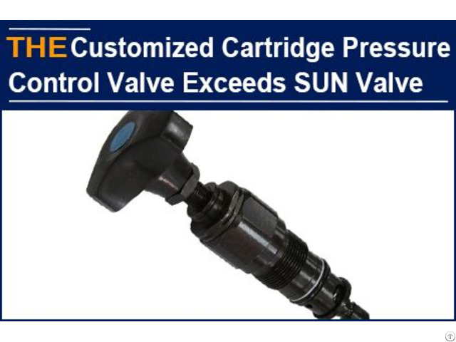 Hydraulic Cartridge Pressure Control Valve Exceeds Sun Standard Part