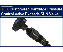 Hydraulic Cartridge Pressure Control Valve Exceeds Sun Standard Part