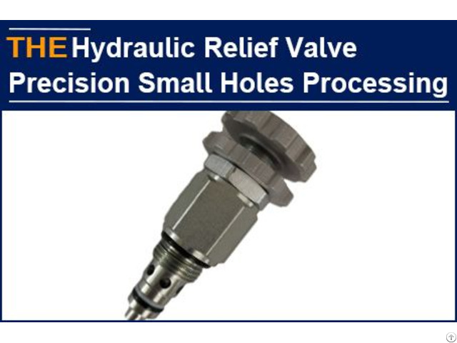 Cartridge Relief Valve Small Holes Processing