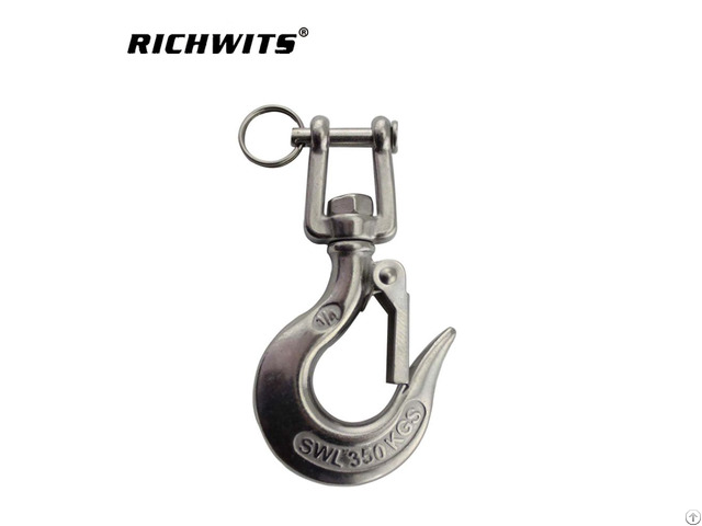 Rigging Snap Grade 304 Marine Jaw Type Swivel Crane Hook