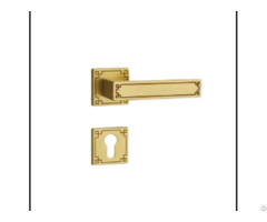 Courtyard Door Knob Brass Lock Wear Resistant