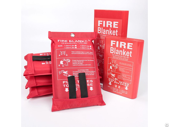 En 1869 1997 2019 Bagged Price Fiberglass Fireproof Anti Fire Blanket For Kitchen