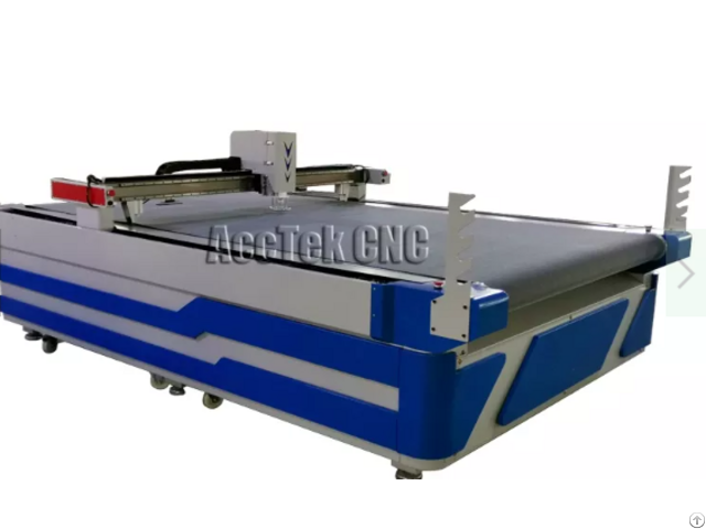 Automatic Auto Feed Roller Cnc Oscillating Knife Cutting Machine For Sale