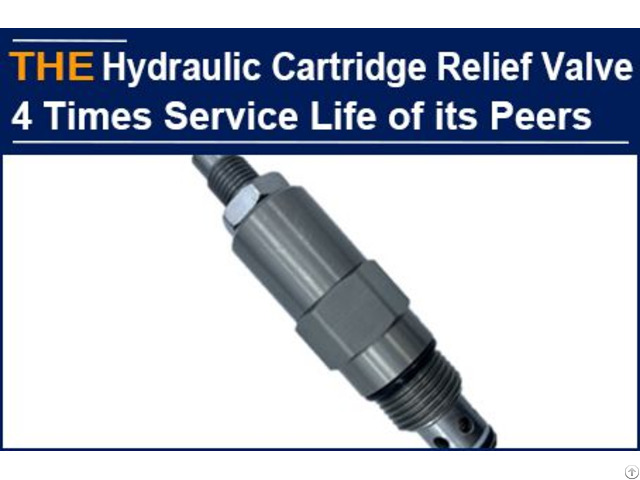 Hydraulic Cartridge Relief Valve 4 Times Service Life Of Its Peers