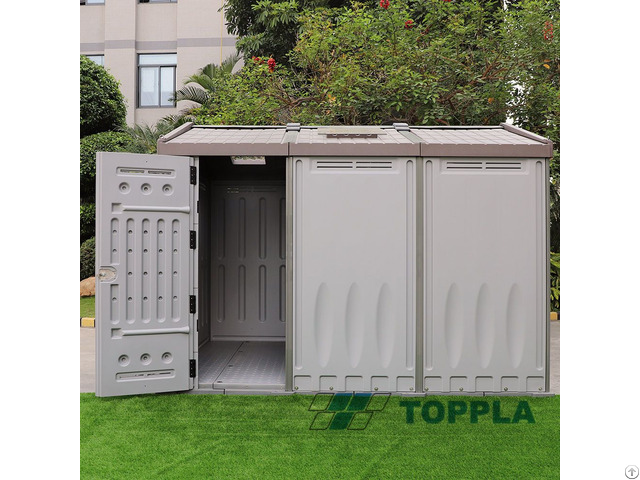 High Density Polyethylene Garden Sheds 3 Room