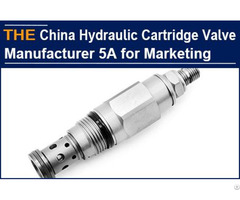 China Hydraulic Cartridge Valve Manufacturer Insist On 5a For Marketing