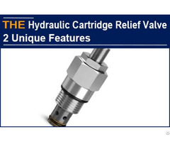 Hydraulic Cartridge Relief Valve 2 Unique Features