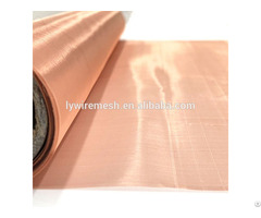 100% Red Copper Wire Screen Plain Weave 300 350 400 Mesh