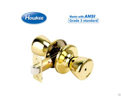 Tubular Knob 5 Series Half Moon Spindle 5762 Bk Door Lock