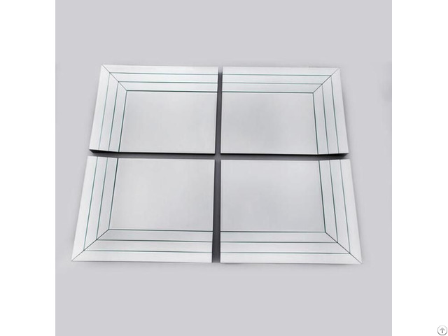 Hp19 3194 40x50x1 9cm S 4 Quart Clear Glass Combine Decorative Mirrors