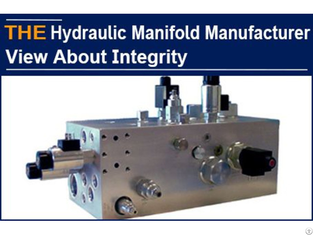 Hydraulic Manifold Manufacturer View About Integrity